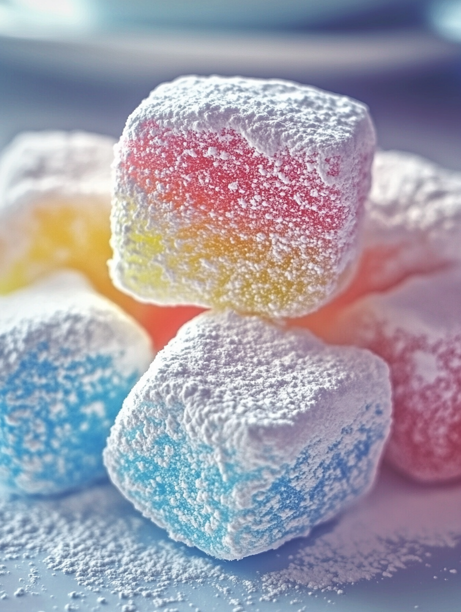 A pile of colorful candy.
