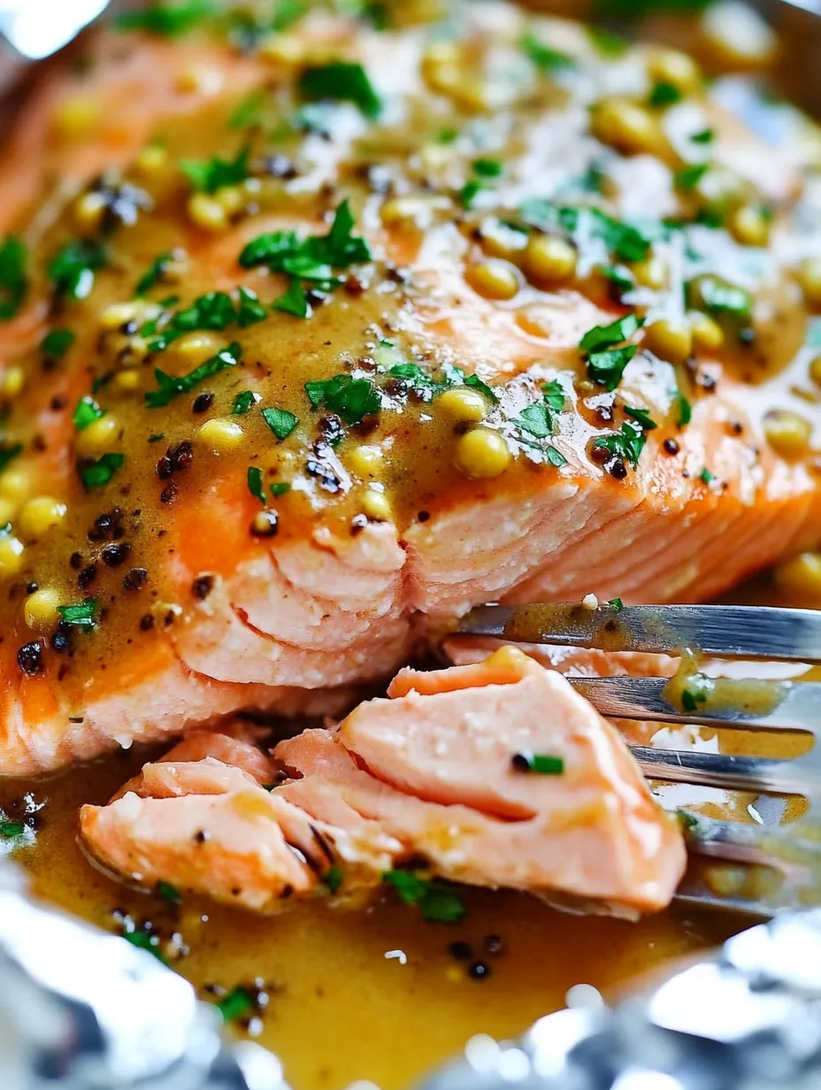 A piece of salmon with a fork.