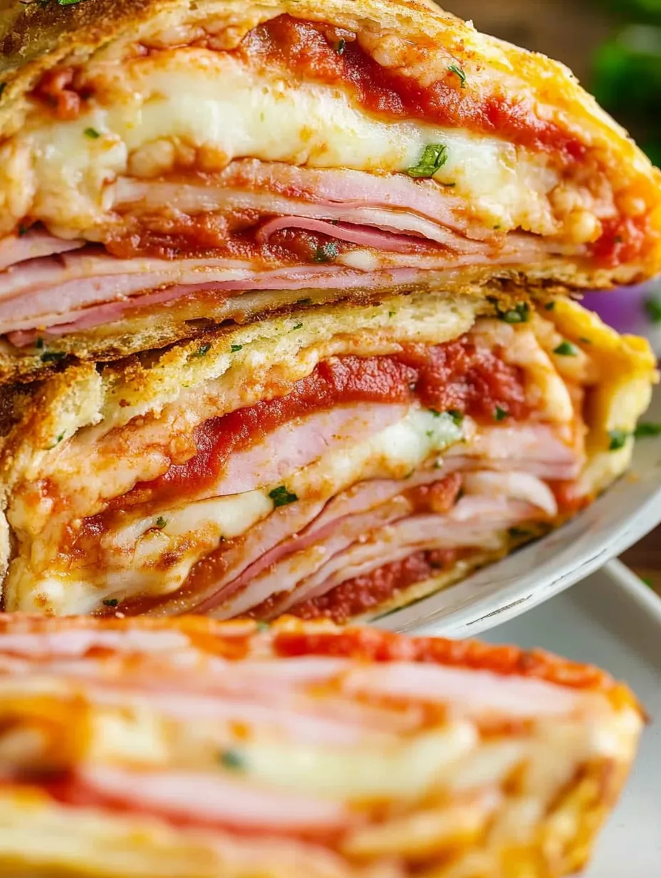 A sandwich with meat and sauce.