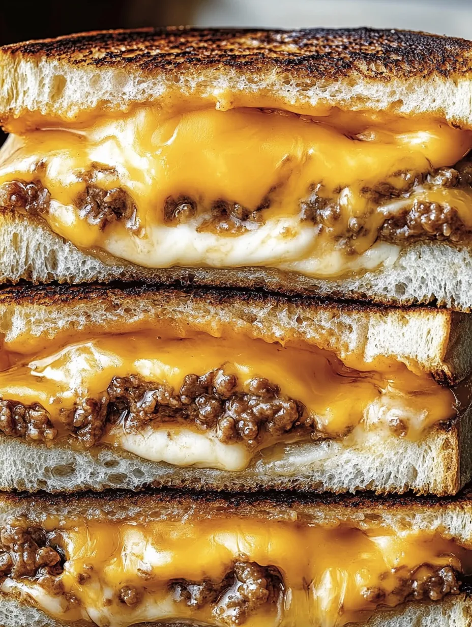 A stack of cheese sandwiches.
