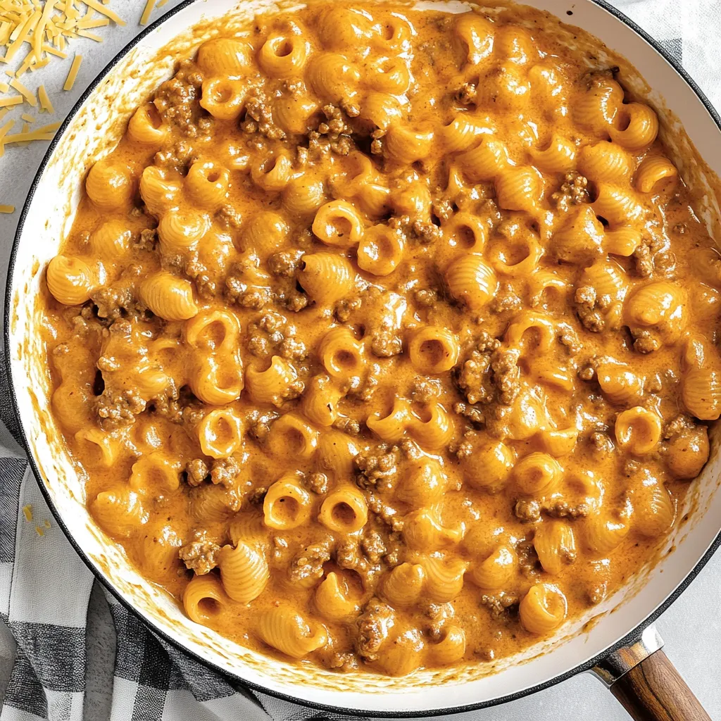 A bowl of macaroni and cheese.