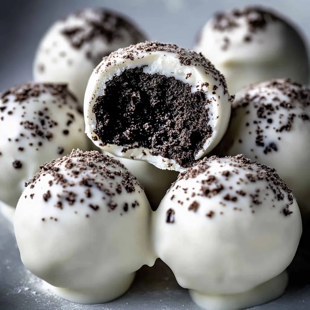 Chocolate and vanilla flavored cake balls.