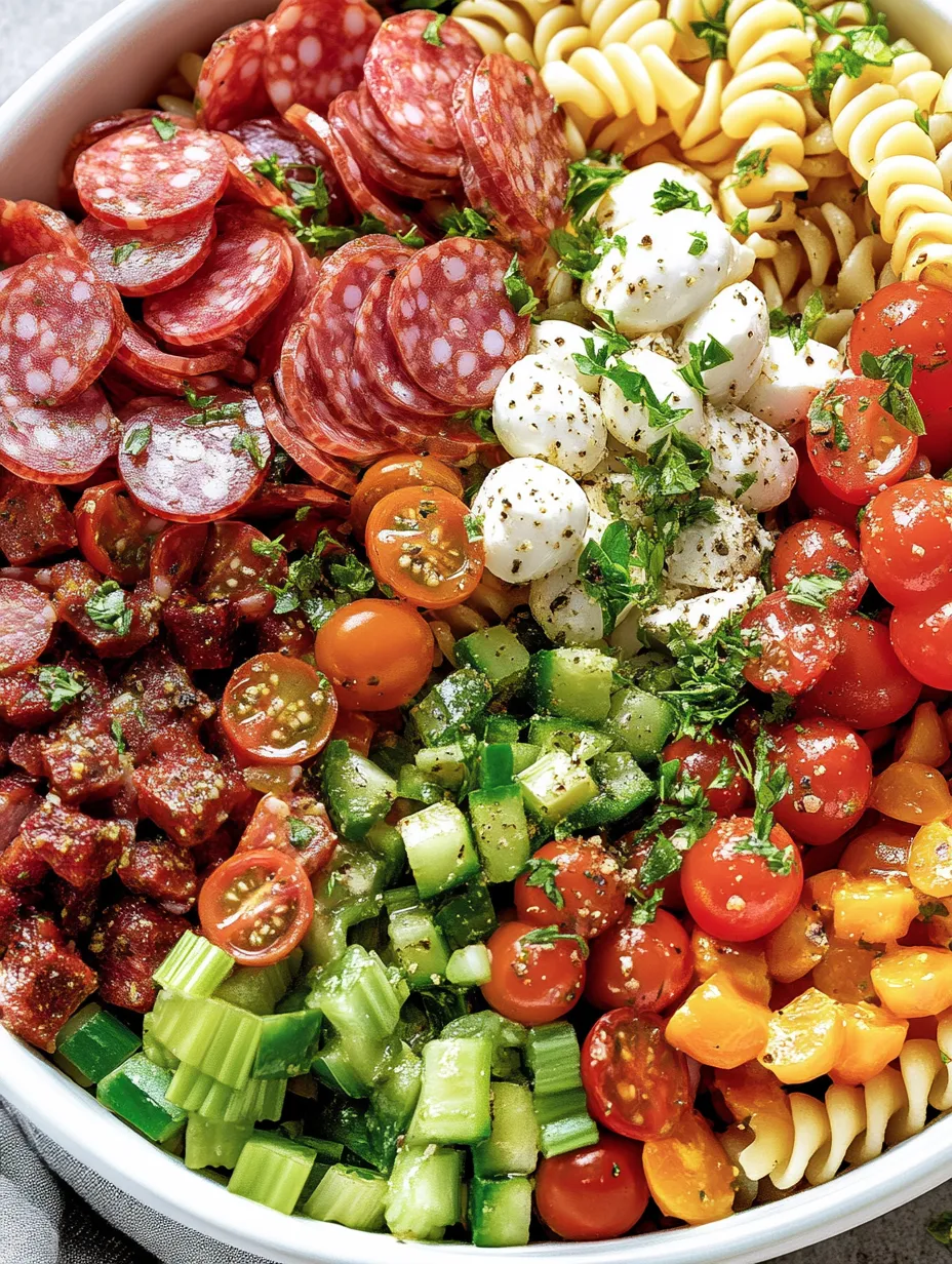 A bowl of food with tomatoes, cucumbers, and pasta.