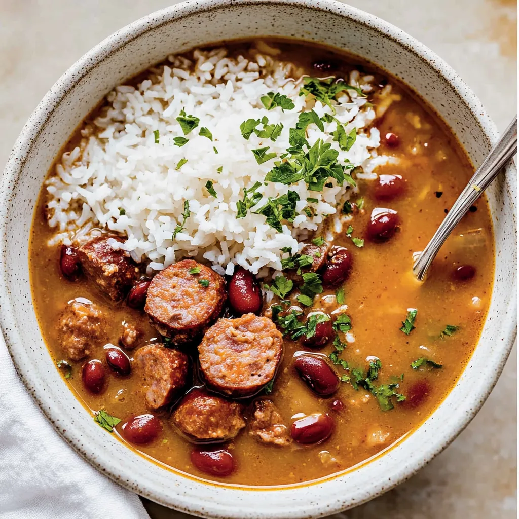 A bowl of soup with rice and meat.