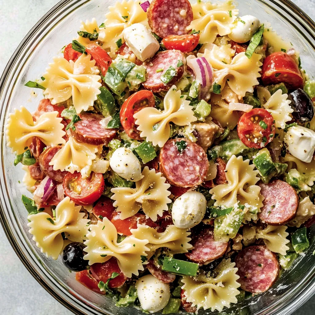 A bowl of pasta with meatballs and tomatoes.