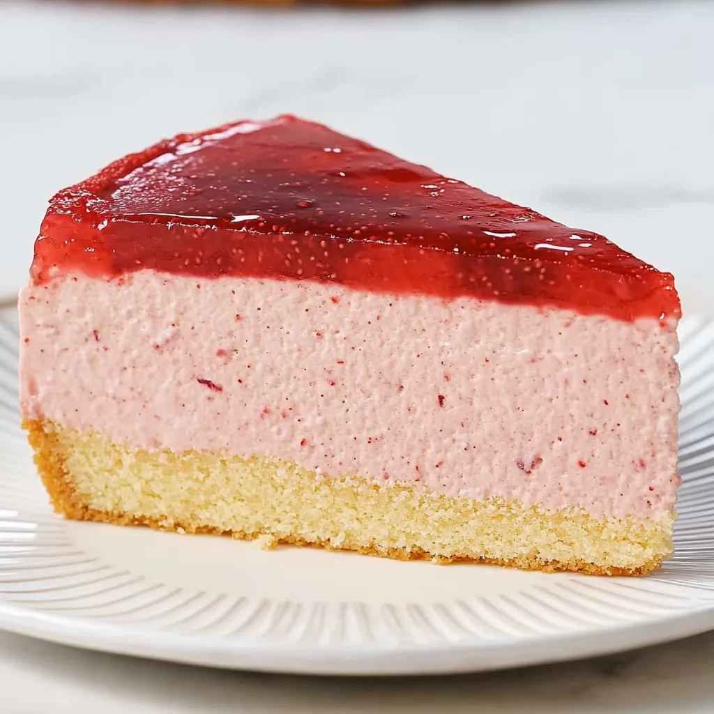 A slice of cake on a plate.