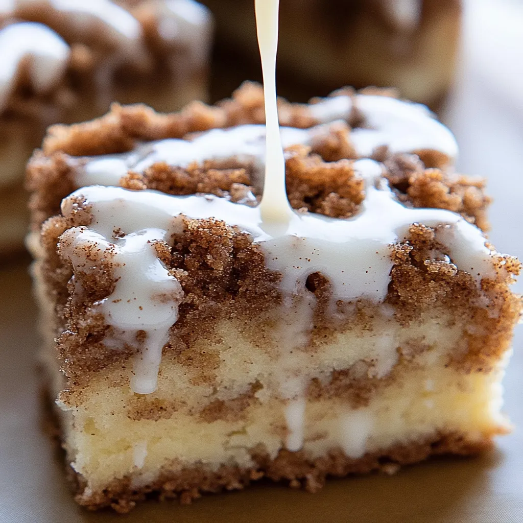 A piece of cake with white frosting.