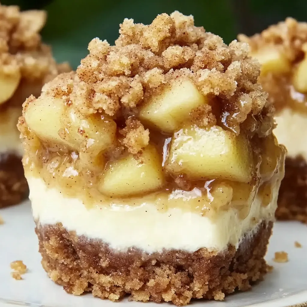 A dessert with a crumbly topping.