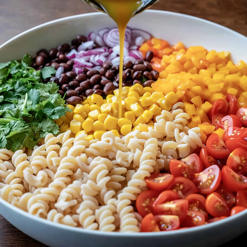 Cowboy Caviar Pasta Salad