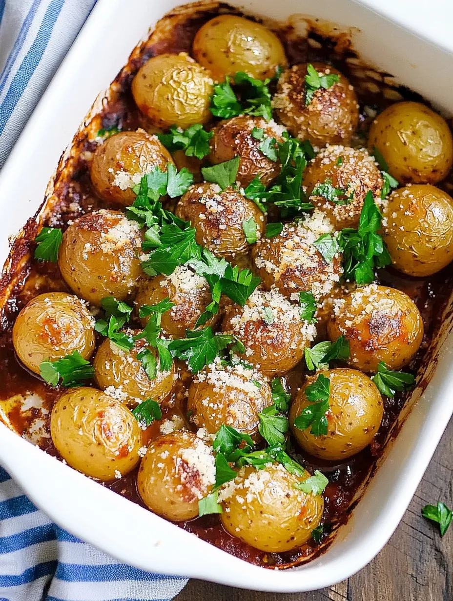 A white plate with cheesy potatoes fresh from the oven.