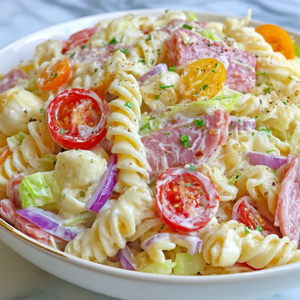 Italian Grinder Pasta Salad