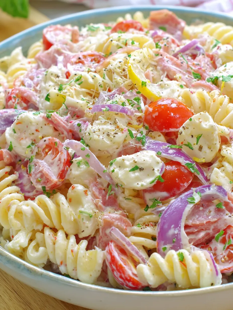 Italian Grinder Pasta Salad