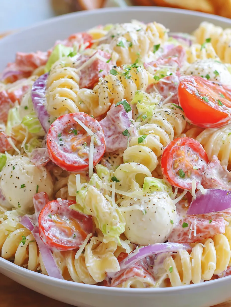 Italian Grinder Pasta Salad