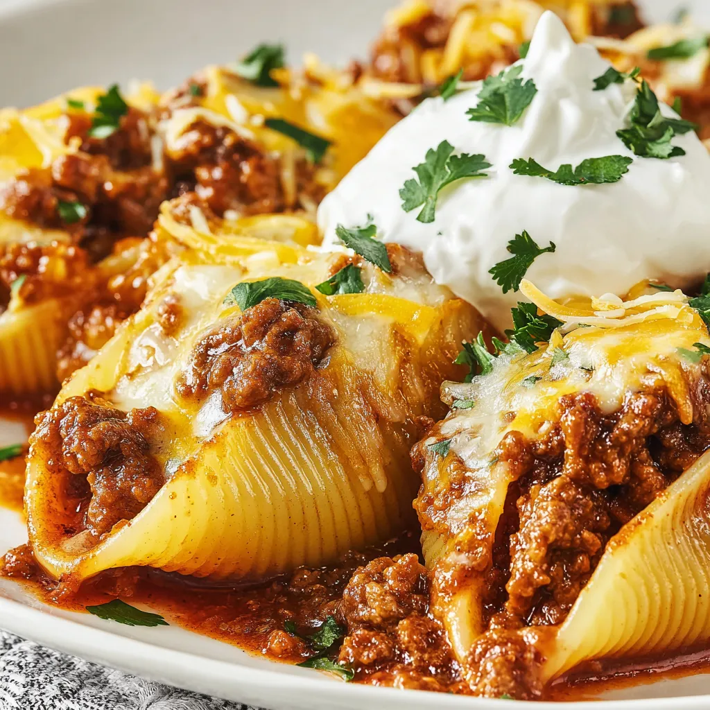 Taco Stuffed Shells