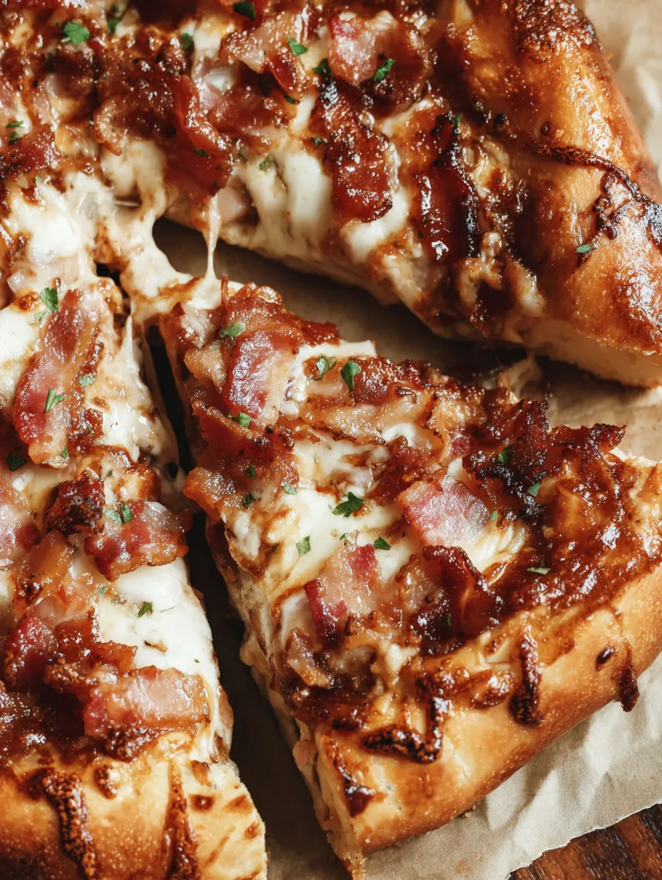 Barbecue Bacon Pizza