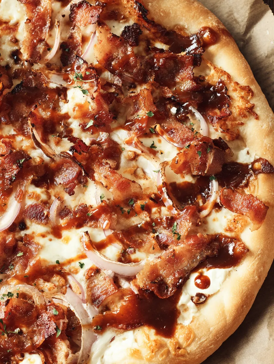 Barbecue Bacon Pizza