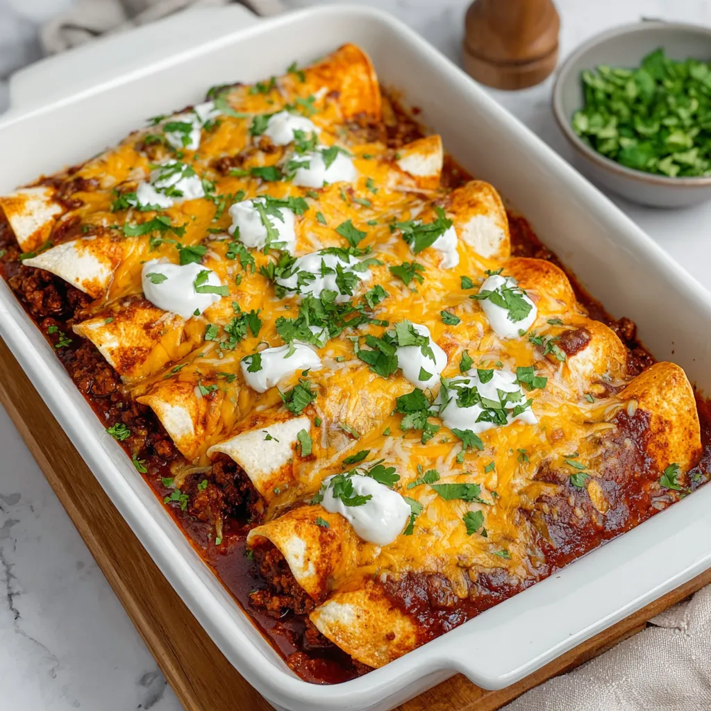 Beef Enchiladas