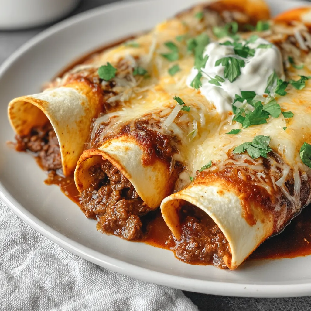 Beef Enchiladas