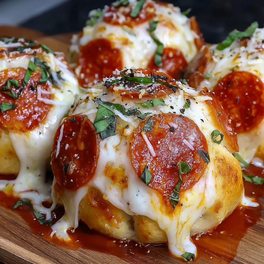 Cheesy Pepperoni Pizza Bombs Recipe