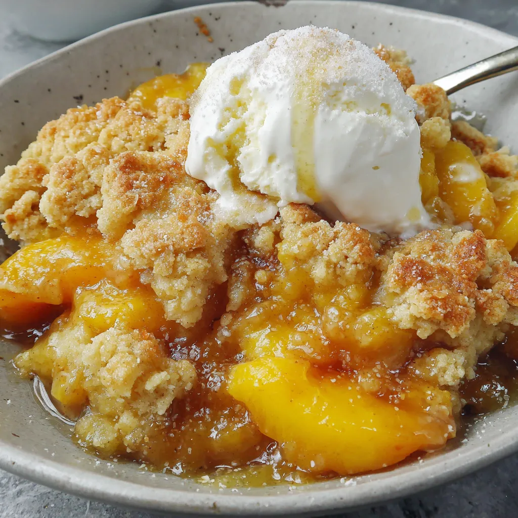 Southern Peach Cobbler