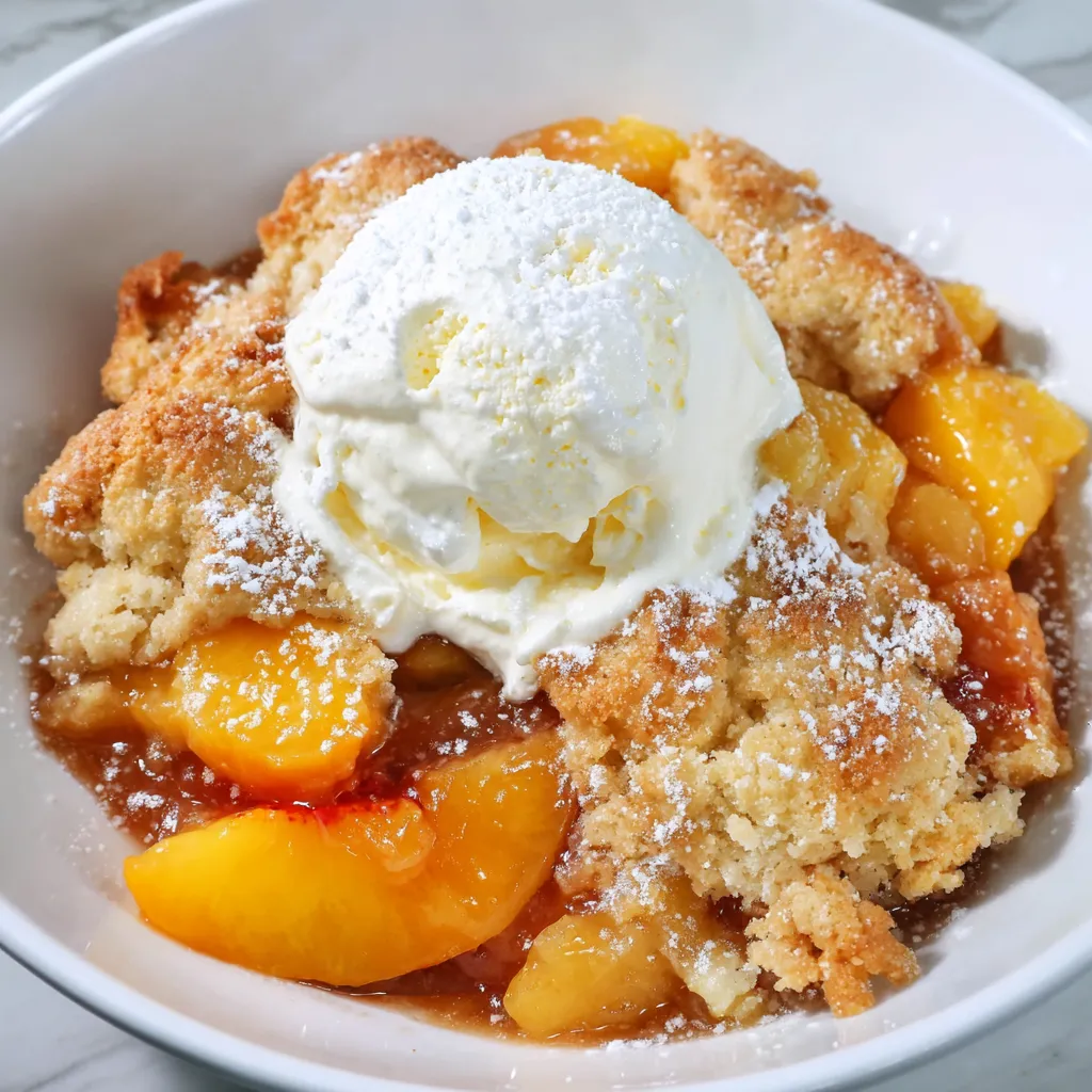 Southern Peach Cobbler