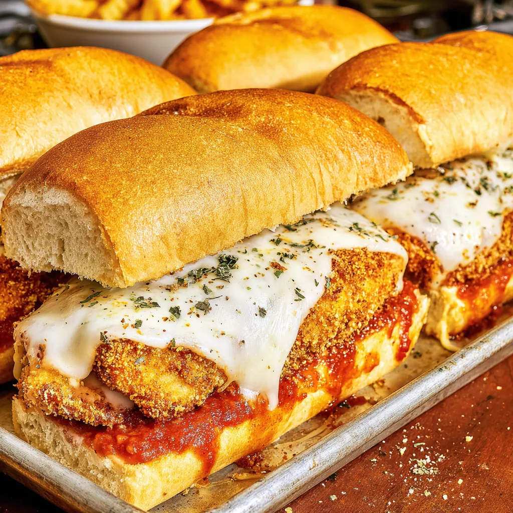Chicken Parmesan Sandwiches