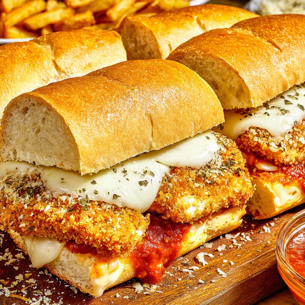 Chicken Parmesan Sandwiches