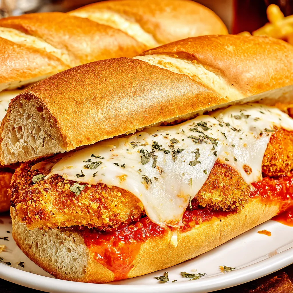 Chicken Parmesan Sandwiches