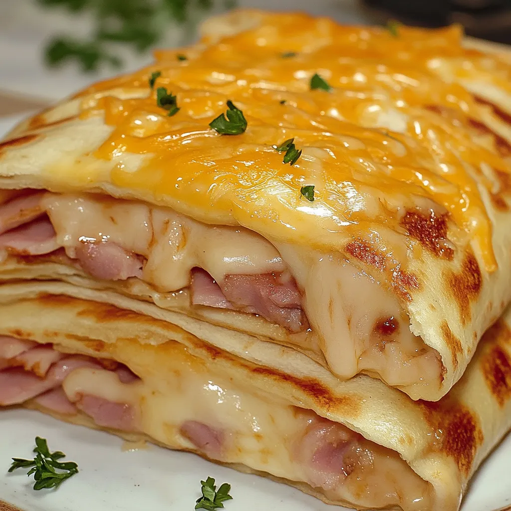 Easy Air Fryer Ham and Cheese Pockets