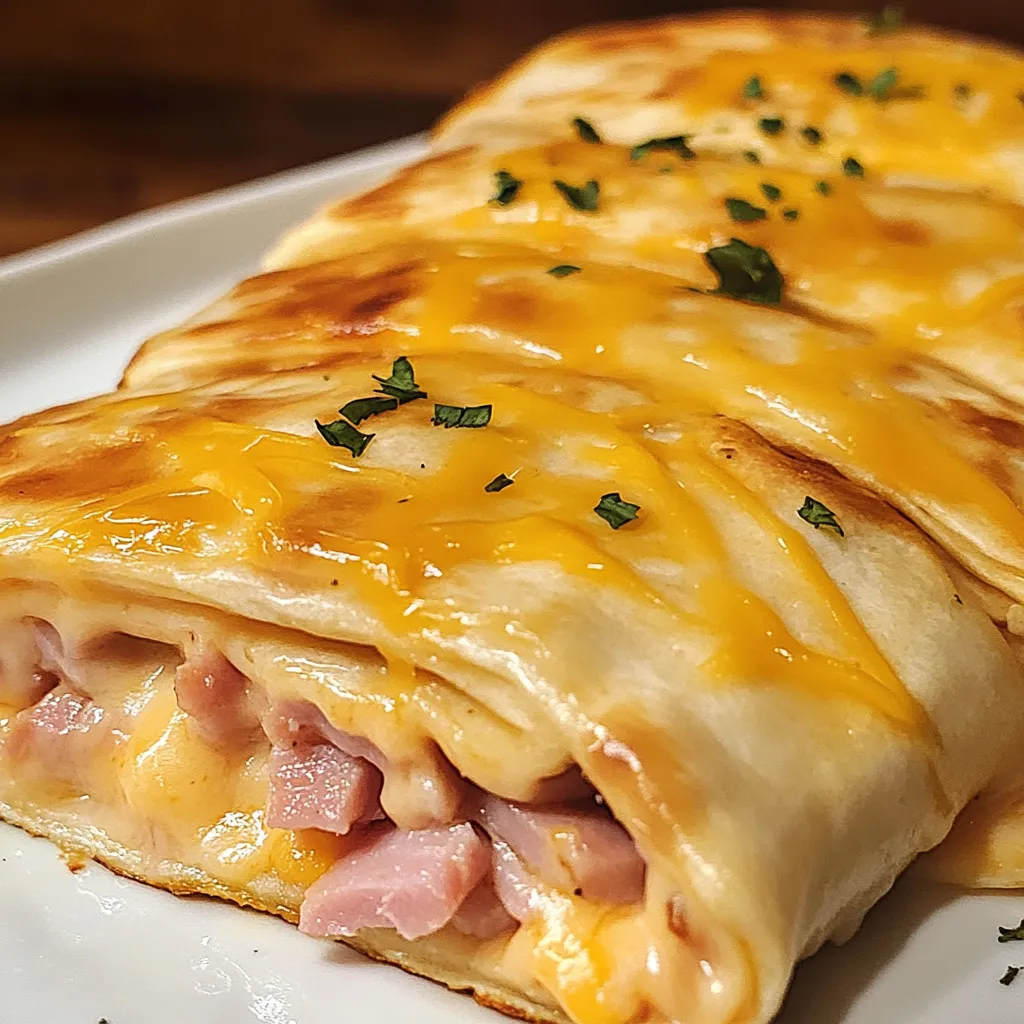 Easy Air Fryer Ham and Cheese Pockets