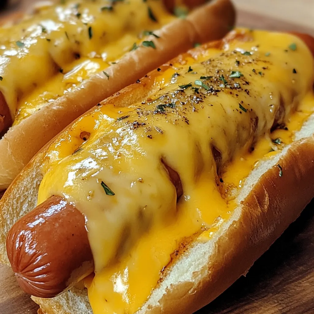 CRISPY AIR FRYER GRILLED CHEESE HOT DOGS FOR