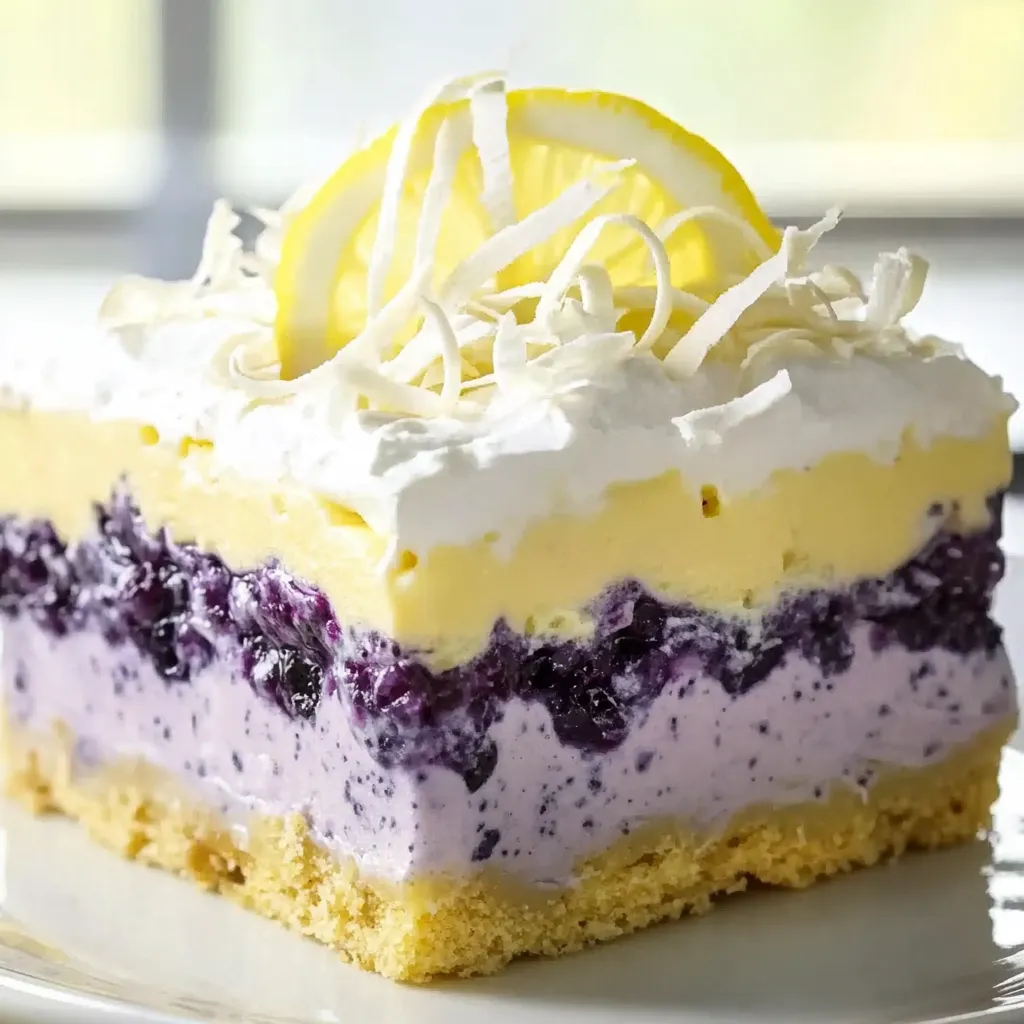 Lemon Blueberry Lasagna