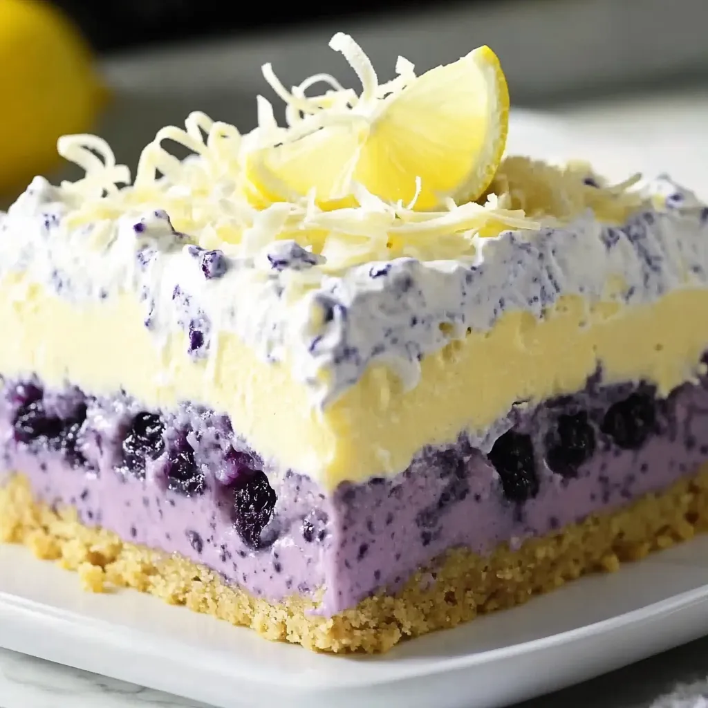 Lemon Blueberry Lasagna
