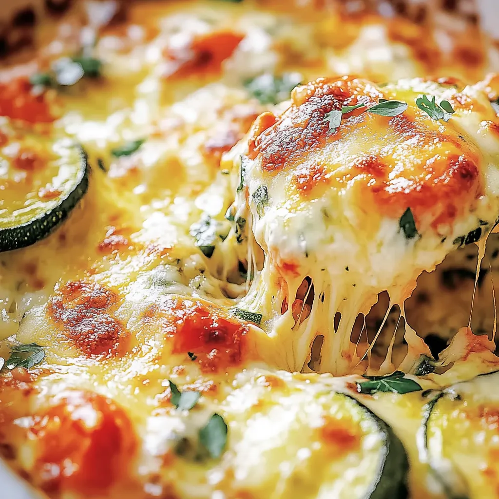 Simple Baked Zucchini and Cheese