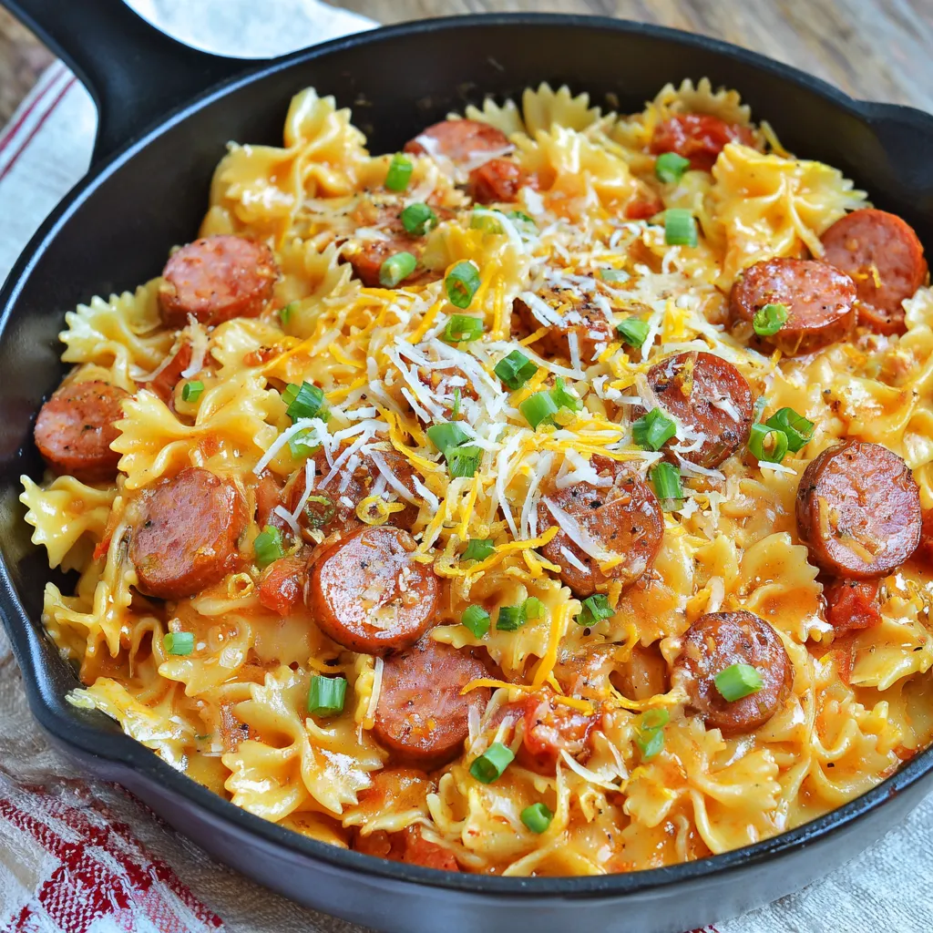 One Pot Kielbasa Pasta