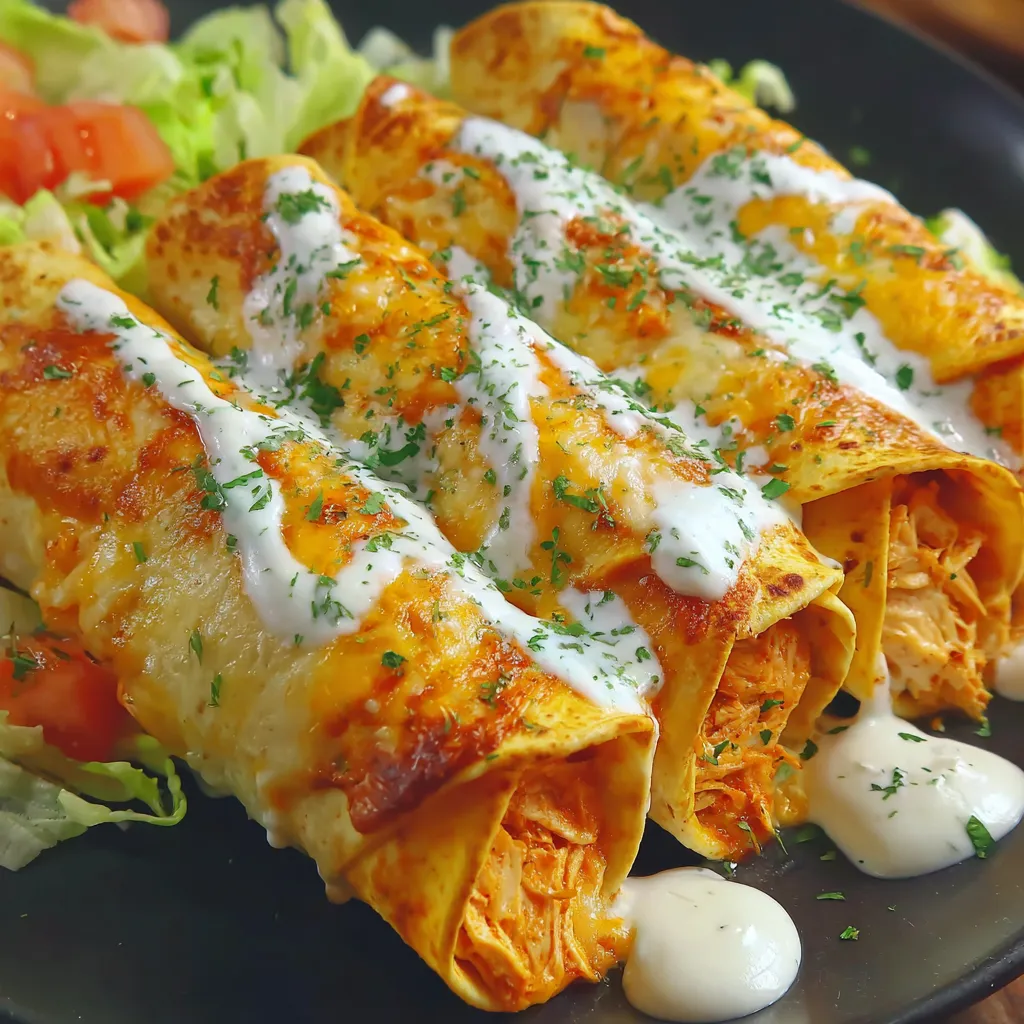 Baked Cream Cheese Chicken Taquitos