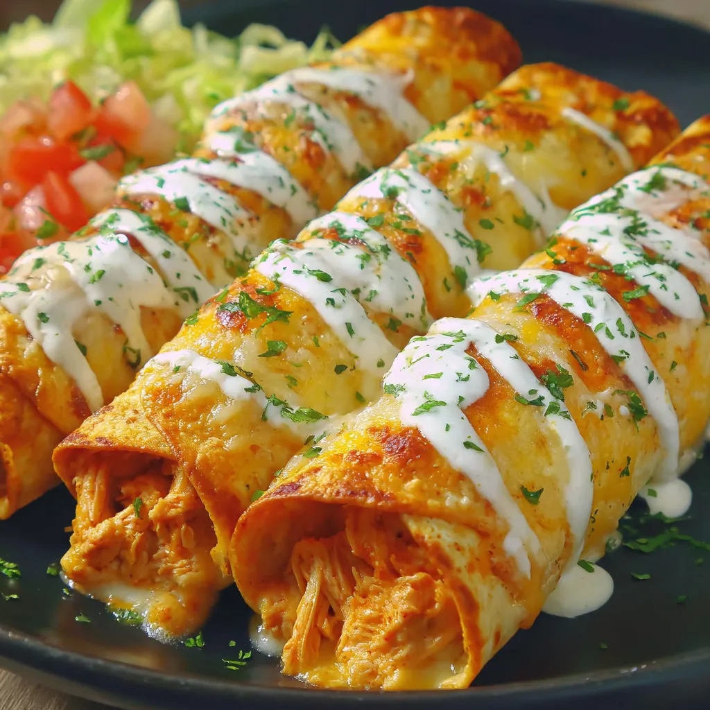 Baked Cream Cheese Chicken Taquitos