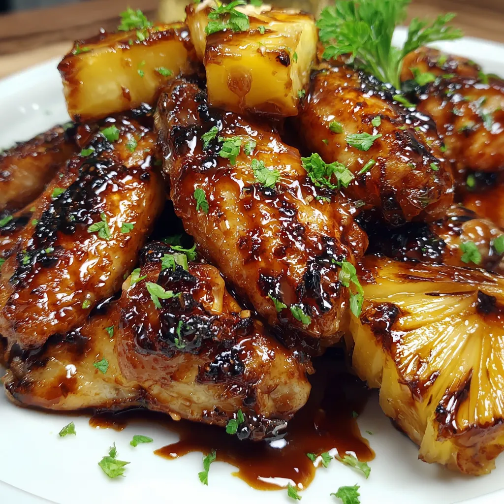 Pineapple Chicken Wings Recipe