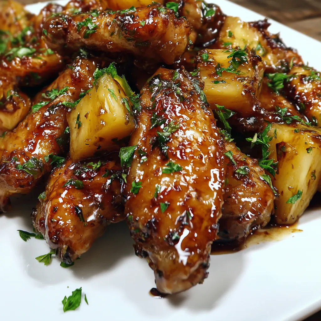 Pineapple Chicken Wings Recipe