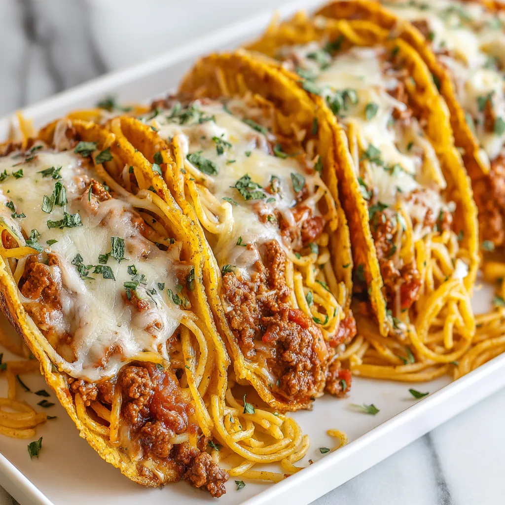 Spaghetti Tacos