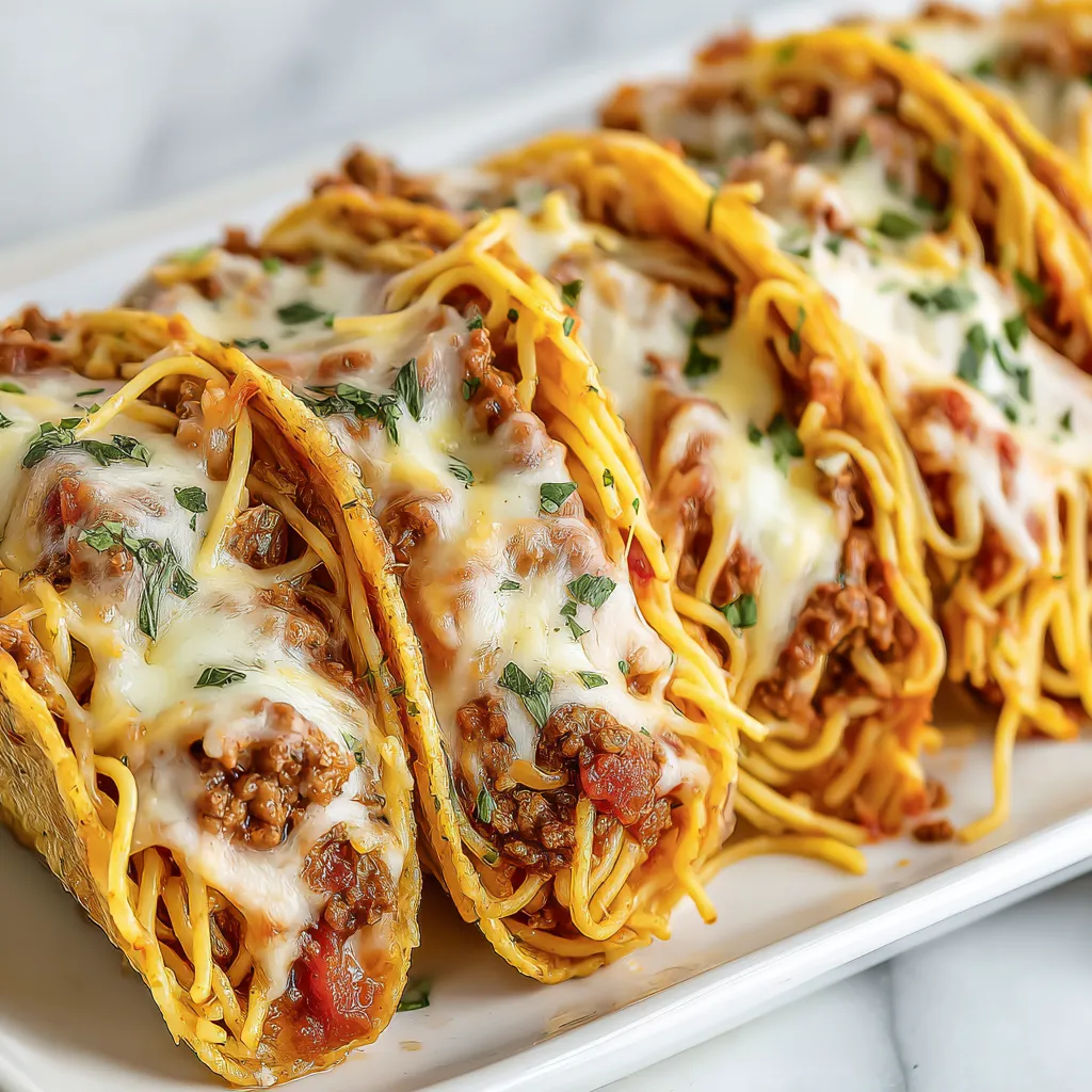 Spaghetti Tacos
