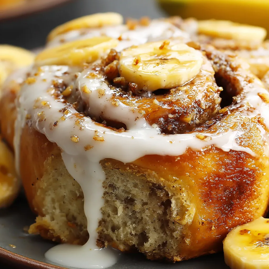 Banana Bread Cinnamon Rolls