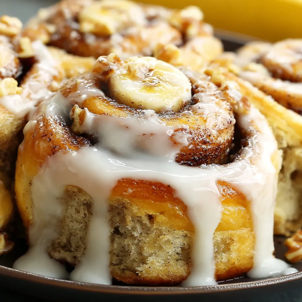 Banana Bread Cinnamon Rolls