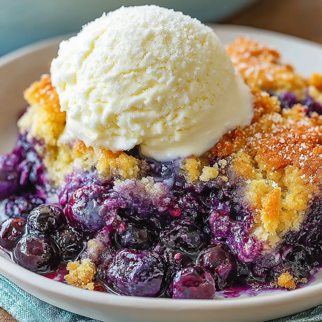 The Best Blueberry Cobbler (+Video)