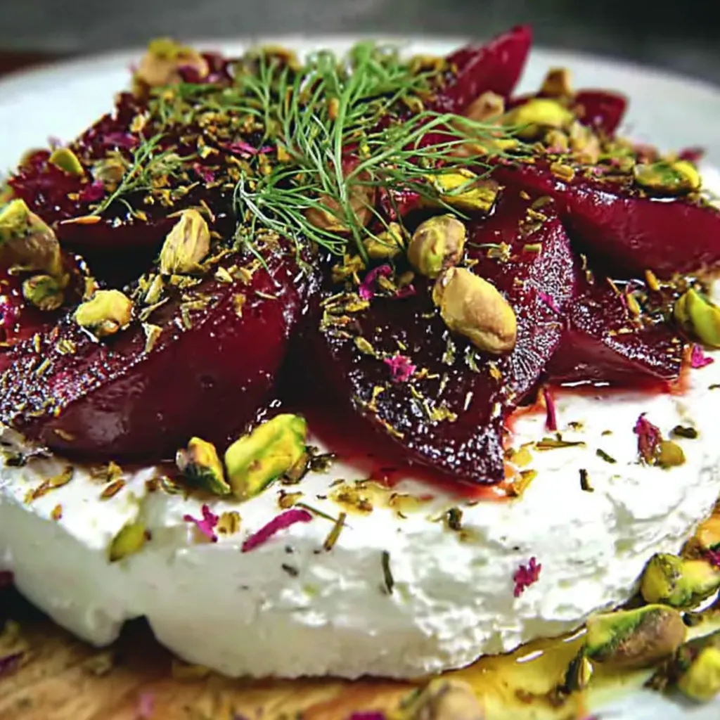 A platter featuring healthy foods such as nuts, almonds, and berries.