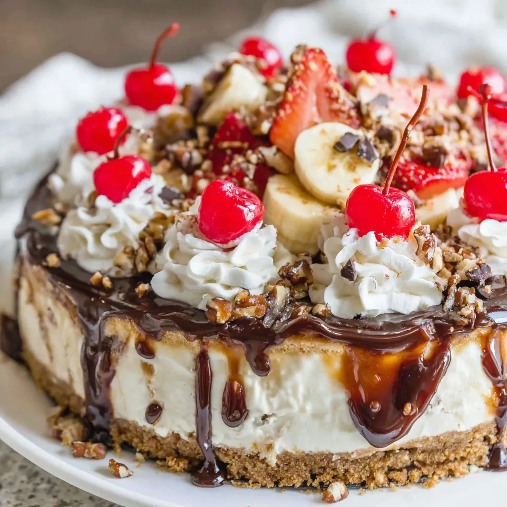 Banana Split Cheesecake Recipe