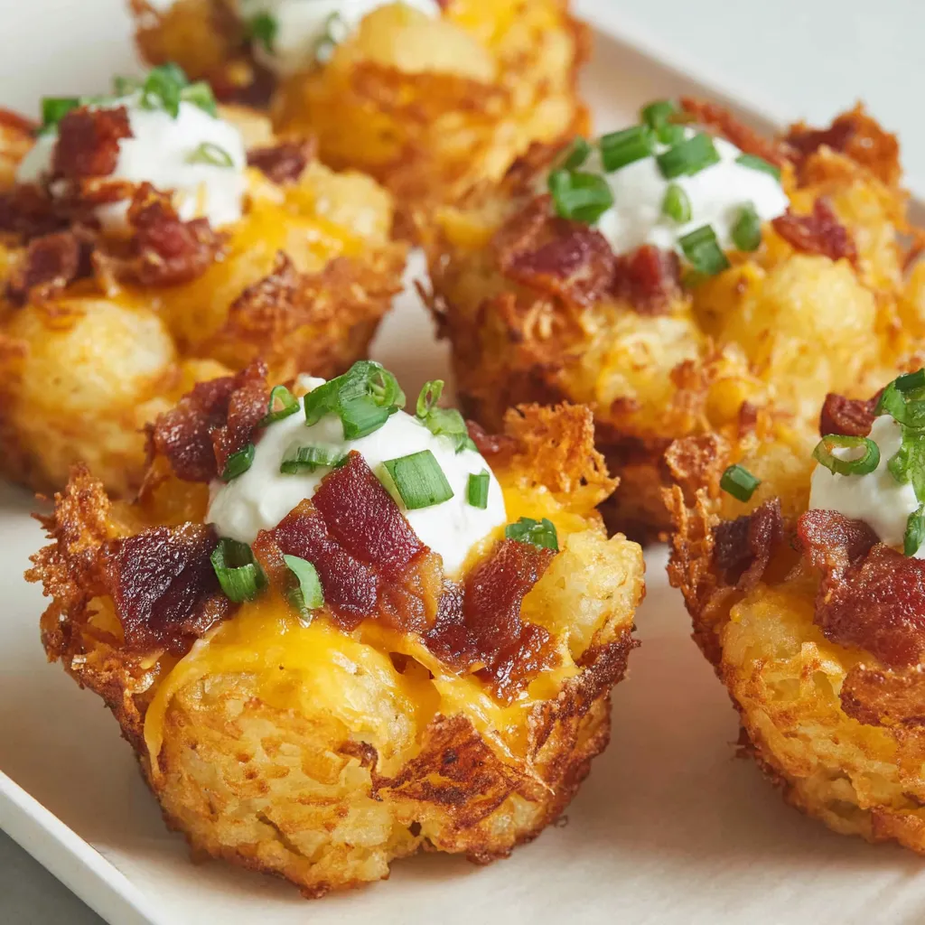 Loaded Tater Tot Cups (+Video)