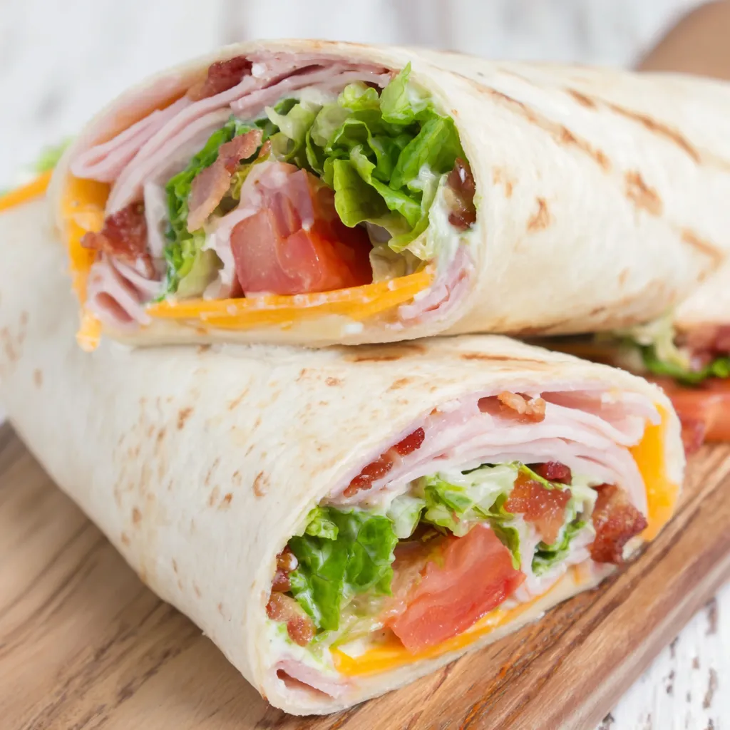 Turkey and Ranch Club Wraps