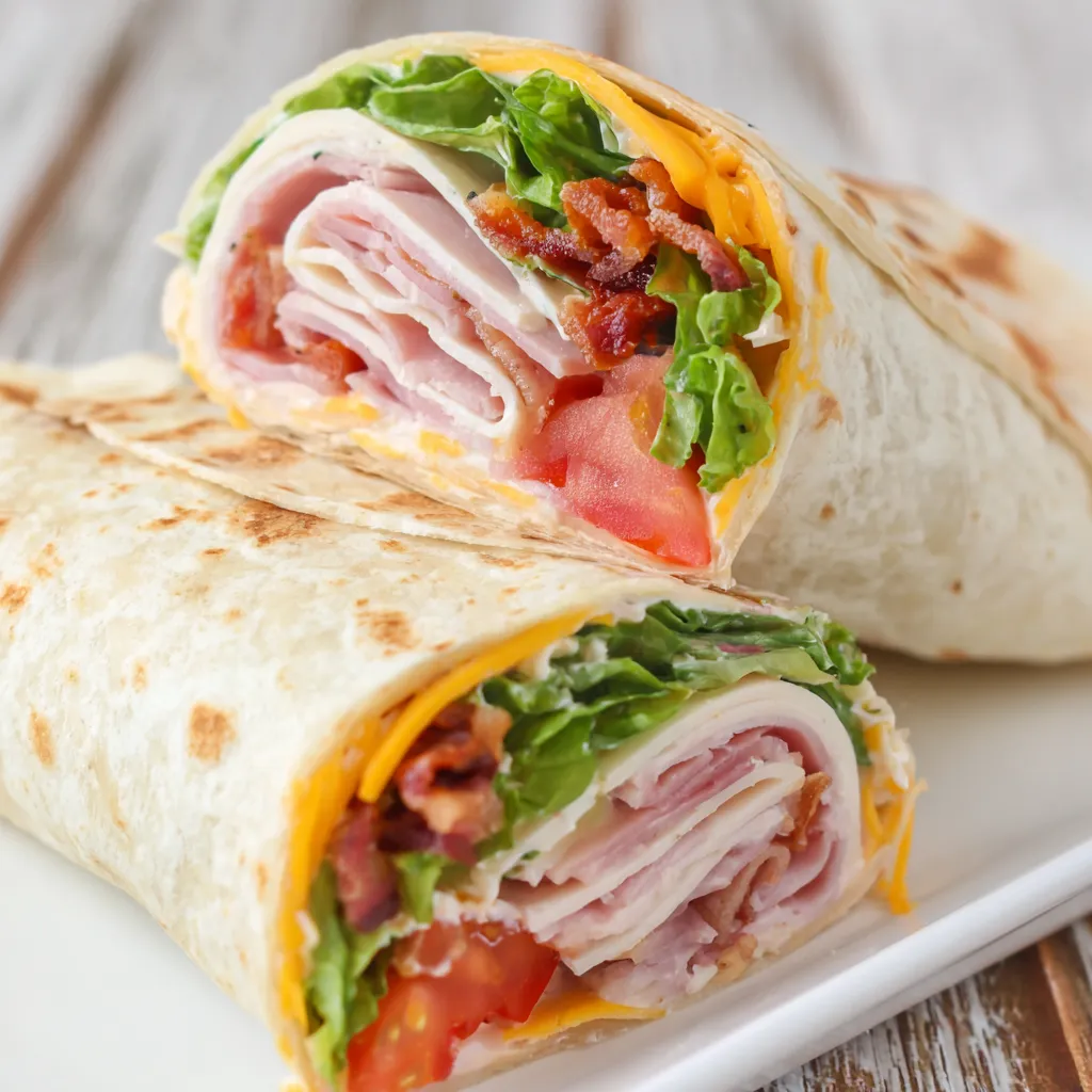 Turkey and Ranch Club Wraps