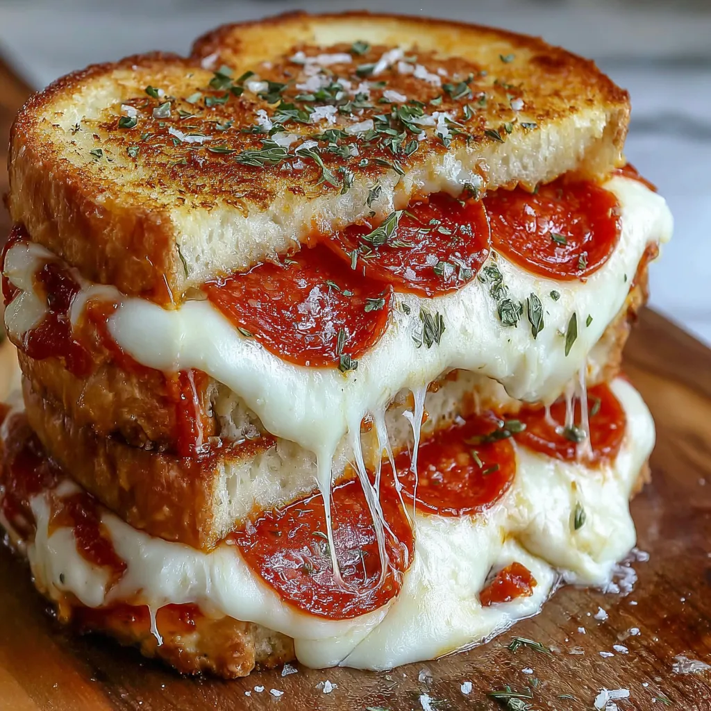 Pizza Grilled Cheese Sandwiches